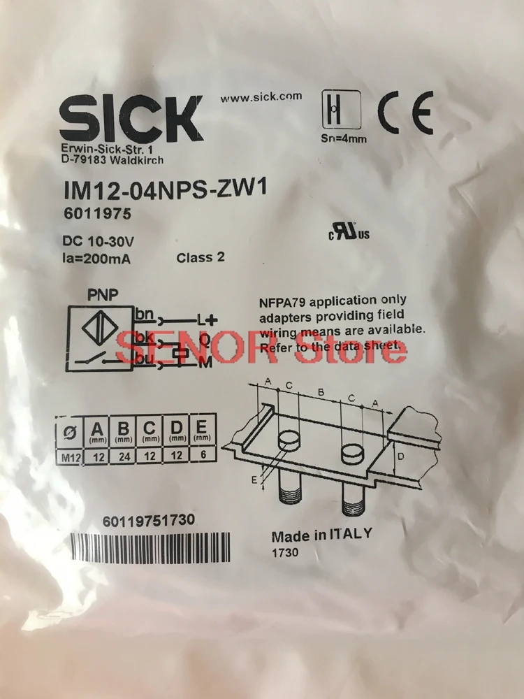 

Brand new original proximity switch IM12-04NPS-ZW1,