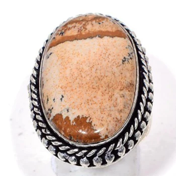 Genuine Picture Jasper Ring Silver Overlay over Copper, Hand Made Women Jewelry gift , USA Size : 8
Genuine Picture Jasper Ring Silver Overlay over Copper, Hand Made Women Jewelry gift , USA Size : 8