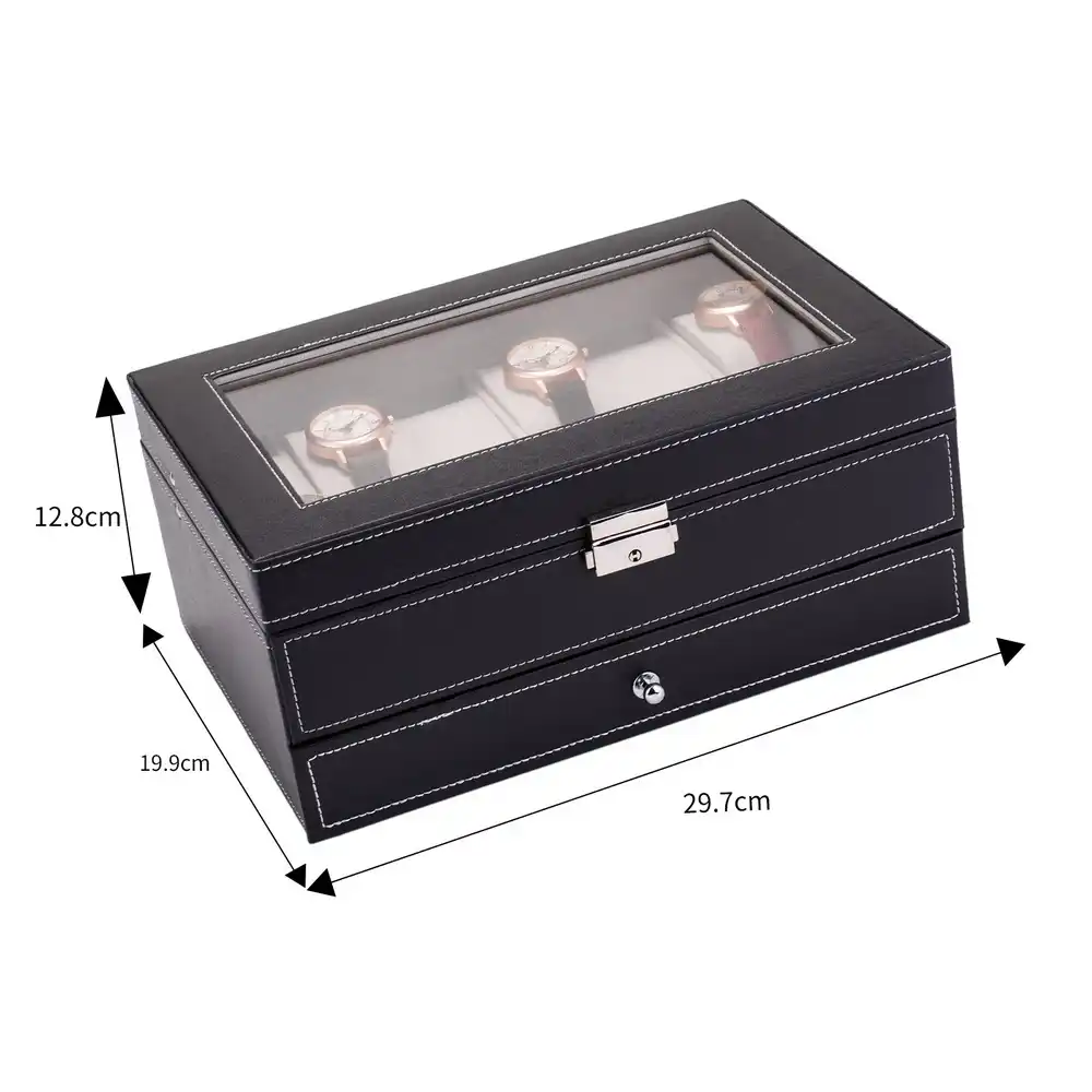 12 grids watch box case jewelry boxes case sunglass case durab