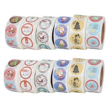 500pcs Merry Christmas Round Stickers Happy New Year Sealing Stickers DIY Gift Card Envelope Package Labels for Xmas Party Decor
500pcs Merry Christmas Round Stickers Happy New Year Sealing Stickers DIY Gift Card Envelope Package Labels for Xmas Party Decor