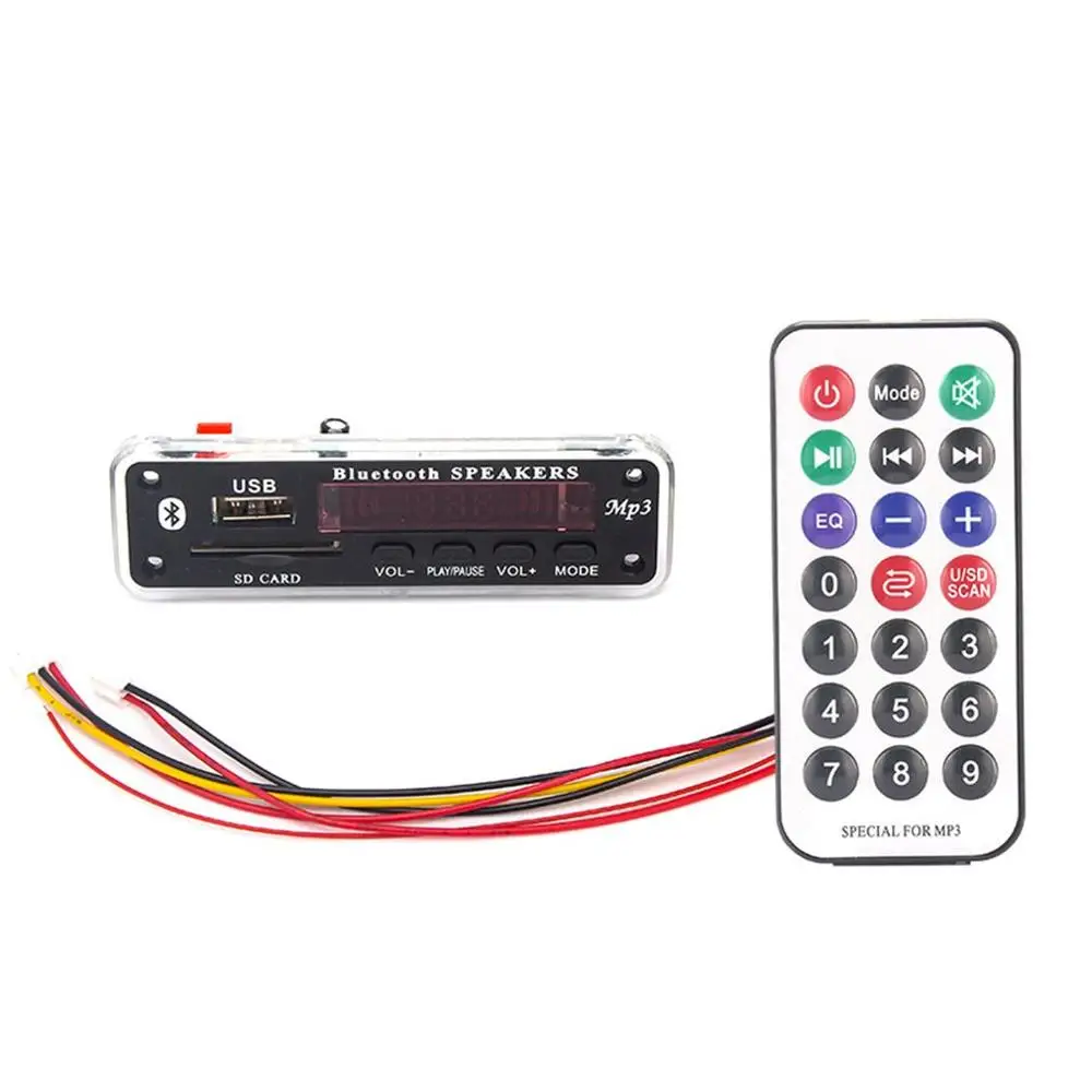 Colorful Screen Version MP3 Wireless Decoder Board Decoder Practical Audio Accessories Audio Module With FM
Colorful Screen Version MP3 Wireless Decoder Board Decoder Practical Audio Accessories Audio Module With FM