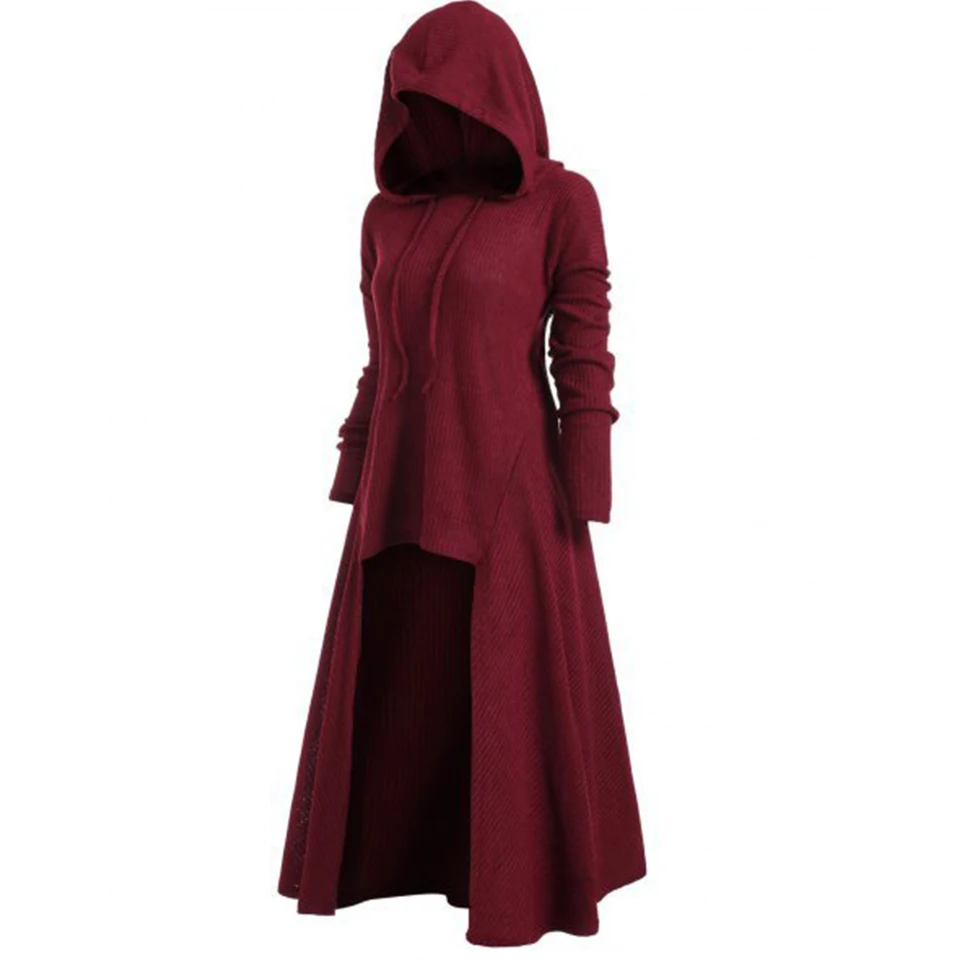 Casual Rib Knitting Long Hooded Robe Coat Women Autumn 2021 Solid Elastic Front Short Back Long Lady Cloak Loose Outwear
Casual Rib Knitting Long Hooded Robe Coat Women Autumn 2021 Solid Elastic Front Short Back Long Lady Cloak Loose Outwear