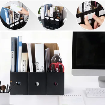 5pcs/set Paper File Holder Rack Simple Pencil Magazine Foldable Storage Box Desk Organiser Document Stationery Office
5pcs/set Paper File Holder Rack Simple Pencil Magazine Foldable Storage Box Desk Organiser Document Stationery Office