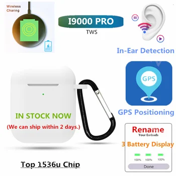 I9000 Pro TWS Aire2 1536u Super Version Rename+GPS Wireless Bluetooth Earphone In Ear Detectiion Headsets VS i200TWS i500 tws
I9000 Pro TWS Aire2 1536u Super Version Rename+GPS Wireless Bluetooth Earphone In Ear Detectiion Headsets VS i200TWS i500 tws
