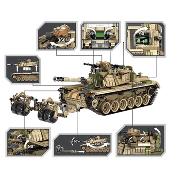1753Pcs WW2 Swat Israel Main Battle Tank Weapons Model Small Particle Building Blocks Educational Toy Set 
1753Pcs WW2 Swat Israel Main Battle Tank Weapons Model Small Particle Building Blocks Educational Toy Set