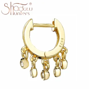 SHADOWHUNTERS Pure 925 Sterling Silver Crystal Charms Huggies Drop Earrings For Women High Quality Unique Jewelry Accessories
SHADOWHUNTERS Pure 925 Sterling Silver Crystal Charms Huggies Drop Earrings For Women High Quality Unique Jewelry Accessories