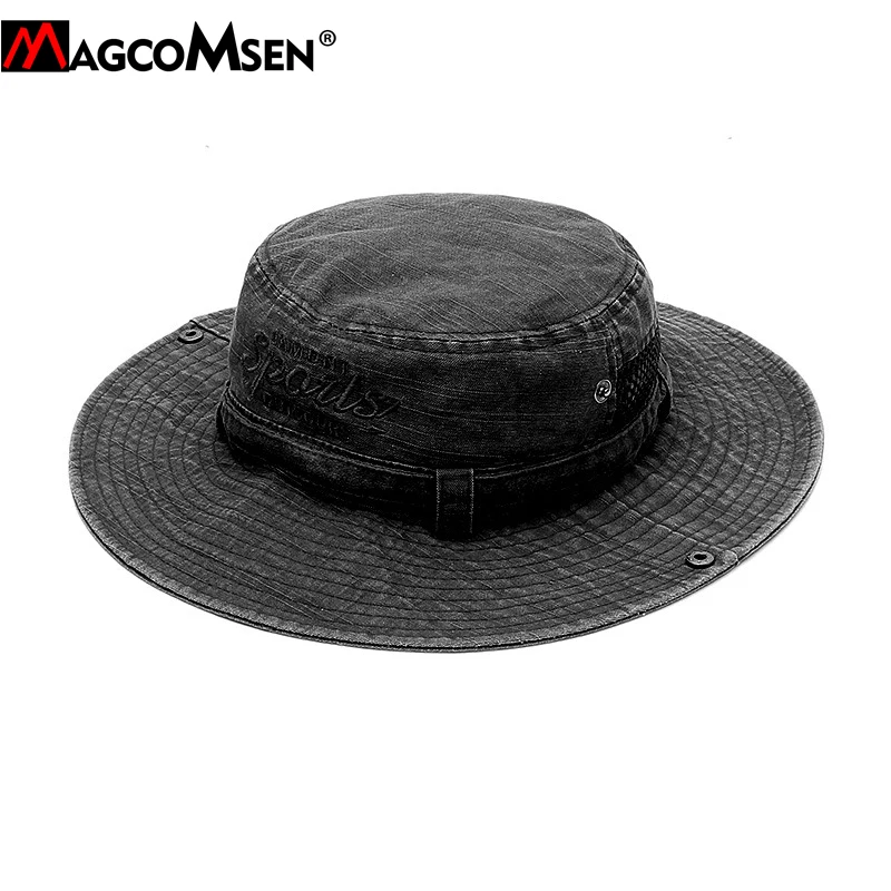 MAGCOMSEN Military Tactical Hat Men Cotton Washed Bucket Hats Sun Protection Wide Brim Boonie Hat Sun Hats Mesh Hike Fish Caps
MAGCOMSEN Military Tactical Hat Men Cotton Washed Bucket Hats Sun Protection Wide Brim Boonie Hat Sun Hats Mesh Hike Fish Caps