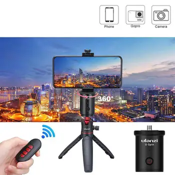 Mini 360°Electric Panorama Head Rotation Ballhead Time Lapse Tripod Head For Smartphones DSLR GoPro Action Camera Accessories
Mini 360°Electric Panorama Head Rotation Ballhead Time Lapse Tripod Head For Smartphones DSLR GoPro Action Camera Accessories