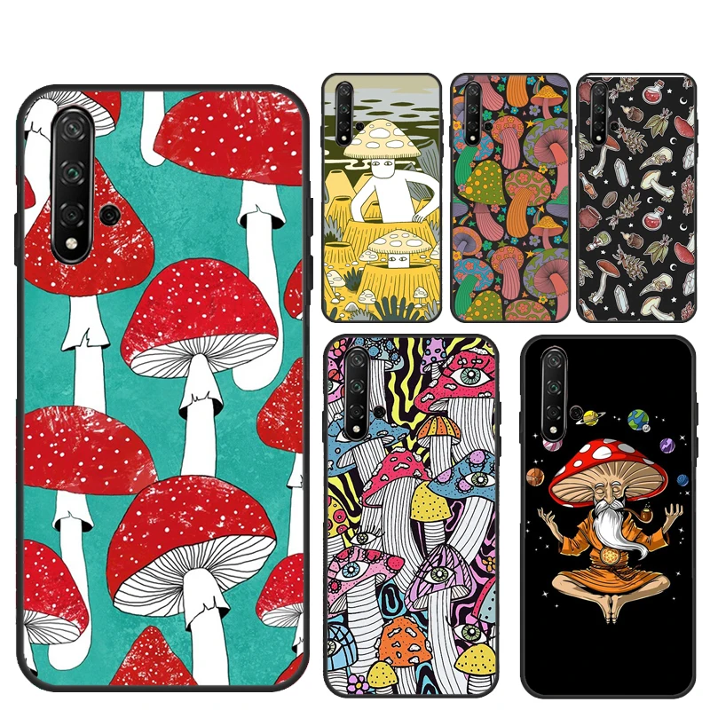 Волшебные грибы для Huawei Y9 Y7 Y5 Y6 2019 2018 Y3 2017 Y5P Y6P Y7A 2020 Nova 5T 2 3 2i 3i чехол телефона |