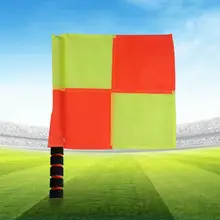 1 Pair Referee Flag Exquisite Easy to Use Stainless Steel Tube Soccer Judge Linesman Flag Football Referee Tool
1 Pair Referee Flag Exquisite Easy to Use Stainless Steel Tube Soccer Judge Linesman Flag Football Referee Tool