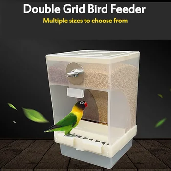 425ml/850ml Capacity Acrylic Parrot Integrated Automatic Bird Feeder pet feeder Birds Feeding Box Birds Cage Accessories
425ml/850ml Capacity Acrylic Parrot Integrated Automatic Bird Feeder pet feeder Birds Feeding Box Birds Cage Accessories