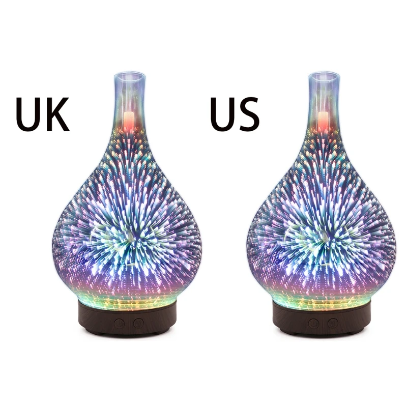 Essential Oil Diffuser Humidifier 100ML Glass Aromatherpy Diffusers 7 Color LED Lights Changing for Home Bedroom Office
Essential Oil Diffuser Humidifier 100ML Glass Aromatherpy Diffusers 7 Color LED Lights Changing for Home Bedroom Office