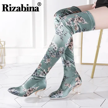 RIZABINA Embroidery Women Over Knee Boots Slip On Round Toe High Heels Shoes Autumn Winter Fur Warm Boots Women Size 34-44
RIZABINA Embroidery Women Over Knee Boots Slip On Round Toe High Heels Shoes Autumn Winter Fur Warm Boots Women Size 34-44