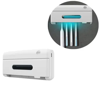 Smart UV Light Ultraviolet Toothbrush Sterilizer Box Holder Automatic Toothpaste Squeezers Dispenser Home Bathroom Set Portable
Smart UV Light Ultraviolet Toothbrush Sterilizer Box Holder Automatic Toothpaste Squeezers Dispenser Home Bathroom Set Portable