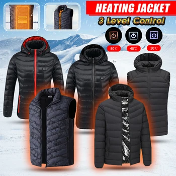 Women Heated Clothes Heating Jackets Winter Thermal Warm USB Hooded Heating Clothing for Outdoor Hiking Camping Clothes
Women Heated Clothes Heating Jackets Winter Thermal Warm USB Hooded Heating Clothing for Outdoor Hiking Camping Clothes
