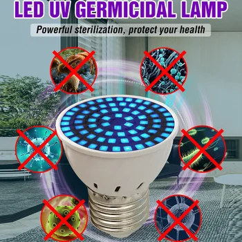 UV Germicidal Bulb E27 LED Corn Lights Sterilizer Lamp Lights LED Bulbs Indoor Disinfect Light E27 Spotlight 
UV Germicidal Bulb E27 LED Corn Lights Sterilizer Lamp Lights LED Bulbs Indoor Disinfect Light E27 Spotlight
