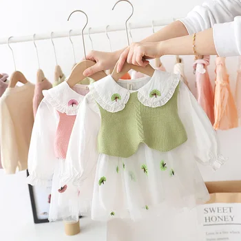 Baby suit spring 2020 Korean version girl knit ma3 jia3 skirt trend small fragrance foreign style
Baby suit spring 2020 Korean version girl knit ma3 jia3 skirt trend small fragrance foreign style