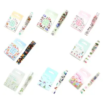 8pcs Washi Tape Creative Lovely Sticky Paper Tape for Notebook Journals Decorative Craft DIY Scrapbook Gift Wrapping
8pcs Washi Tape Creative Lovely Sticky Paper Tape for Notebook Journals Decorative Craft DIY Scrapbook Gift Wrapping