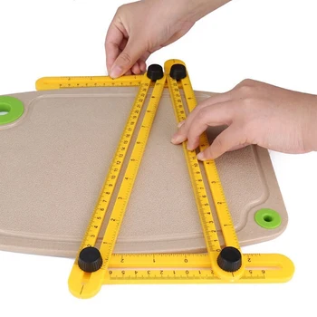 Folding Ruler Angle ruler Template Tool Four-sided Measuring Tool Angle Finder Protractor Multi-Angle Ruler Layout Tool
Folding Ruler Angle ruler Template Tool Four-sided Measuring Tool Angle Finder Protractor Multi-Angle Ruler Layout Tool