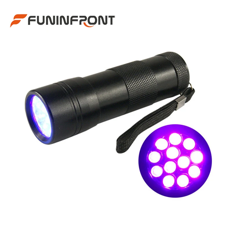 3 aaa Power 12 Lamps Aluminum Alloy UV MINI LED Flashlight Fluorescent 395nm Torch cosmetic mask UV money detector health care
3 aaa Power 12 Lamps Aluminum Alloy UV MINI LED Flashlight Fluorescent 395nm Torch cosmetic mask UV money detector health care