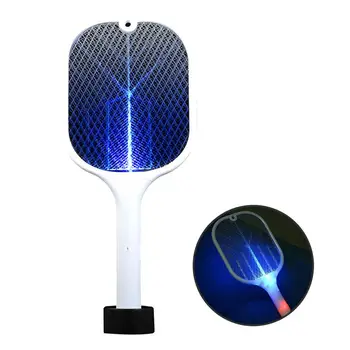 2500V Insect Racket Swatter Zapper USB Rechargeable Purple Light Fly Swatter Handheld Household Pest Trap Mosquito Swatter
2500V Insect Racket Swatter Zapper USB Rechargeable Purple Light Fly Swatter Handheld Household Pest Trap Mosquito Swatter