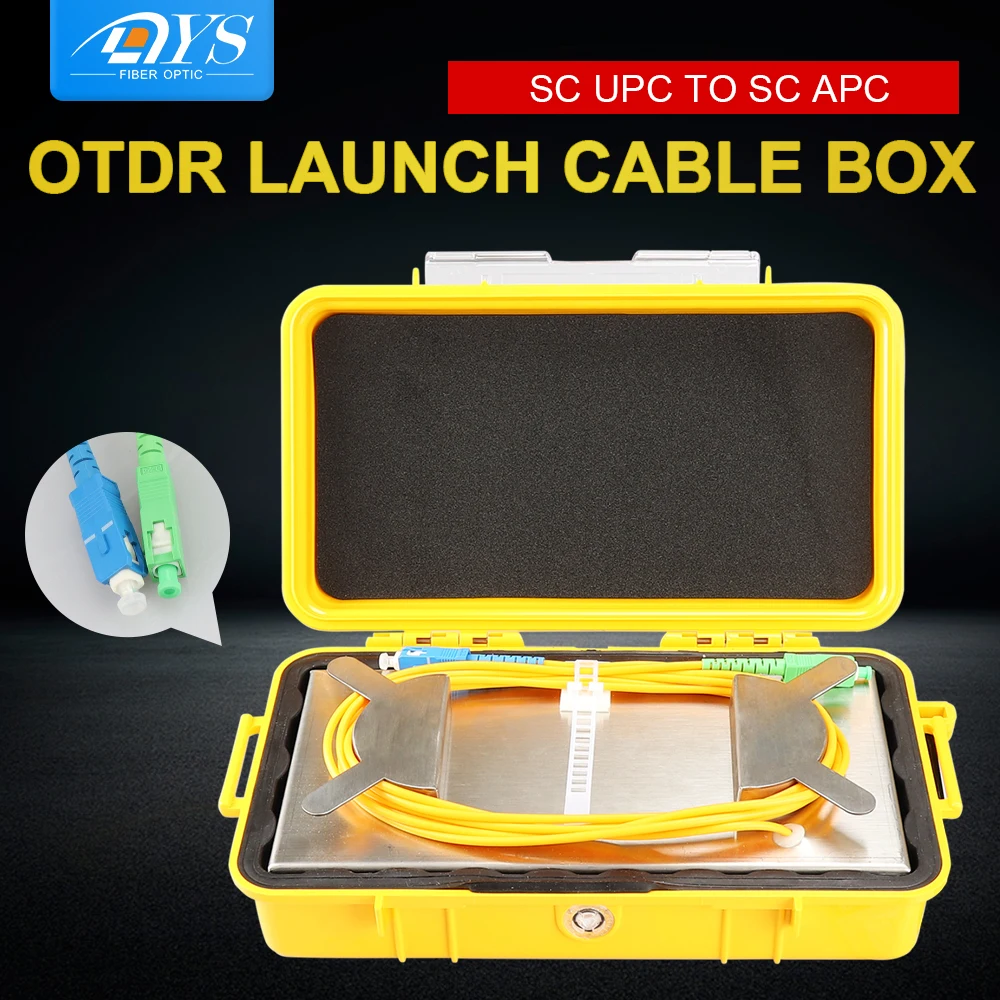 SC/UPC-SC-APC Single Mode Fiber Rings Fiber Optic Box OTDR Dead Zone Eliminator Launch Cable Box
SC/UPC-SC-APC Single Mode Fiber Rings Fiber Optic Box OTDR Dead Zone Eliminator Launch Cable Box