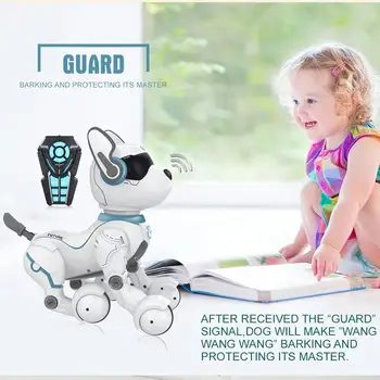 Remote Control Smart Stunt Lattice Dog Remote Control Intelligent Programming Science Early Education Toy Children Birthday Gift