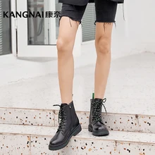 KANGNAI Women Boots Platform Genuine Leather Lace-Up Ankle Boots Martins Winter Warm Shoes Female 
KANGNAI Women Boots Platform Genuine Leather Lace-Up Ankle Boots Martins Winter Warm Shoes Female