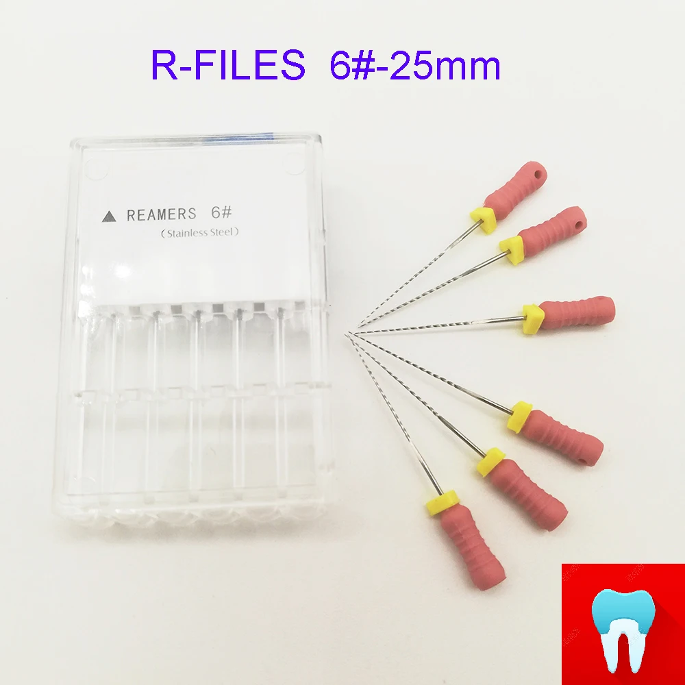 6pcs 6# 25mm Dental Protaper R Files Root Canal Dentist Materials Dentistry Instruments Hand Use Stainless Steel R Files
6pcs 6# 25mm Dental Protaper R Files Root Canal Dentist Materials Dentistry Instruments Hand Use Stainless Steel R Files