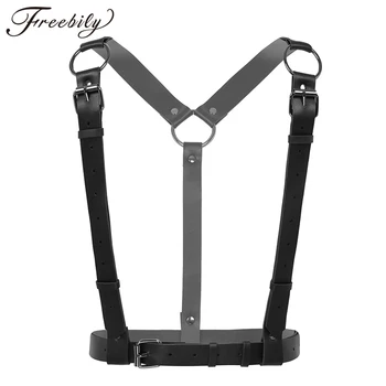 Fashion PU Leathe Harness Sexy Adjustable Body Chest Cage Harness Belt Punk Gothic Sexy Tanks Body Bondage PU Leather Waist Belt
Fashion PU Leathe Harness Sexy Adjustable Body Chest Cage Harness Belt Punk Gothic Sexy Tanks Body Bondage PU Leather Waist Belt