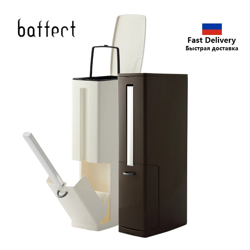 Narrow Bathroom Waste Bin Trash Can Set with Toilet Brush Dustbin Trash Cans Garbage Bucket Garbage Bag Dispenser 3 in 1
Narrow Bathroom Waste Bin Trash Can Set with Toilet Brush Dustbin Trash Cans Garbage Bucket Garbage Bag Dispenser 3 in 1