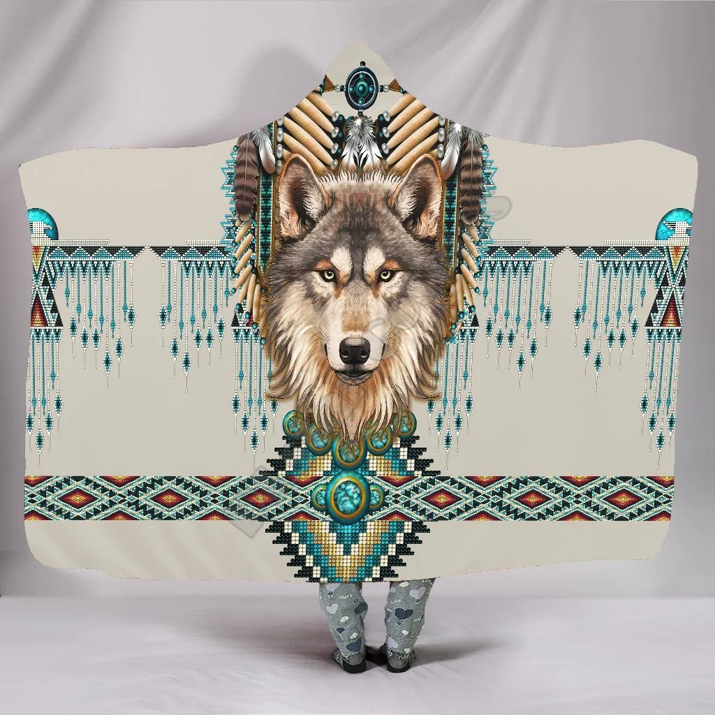 Native Spirit Wolf Hooded Blanket 3D Over Printed Wearable Blanket for Men and Women Adults Kids Fleece blanket
Native Spirit Wolf Hooded Blanket 3D Over Printed Wearable Blanket for Men and Women Adults Kids Fleece blanket