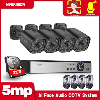 H.265 8CH 5MP POE NVR Kit Security Camera System Two Audio Record IP Camera Outdoor Waterproof CCTV P2P Video Surveillance Set
H.265 8CH 5MP POE NVR Kit Security Camera System Two Audio Record IP Camera Outdoor Waterproof CCTV P2P Video Surveillance Set