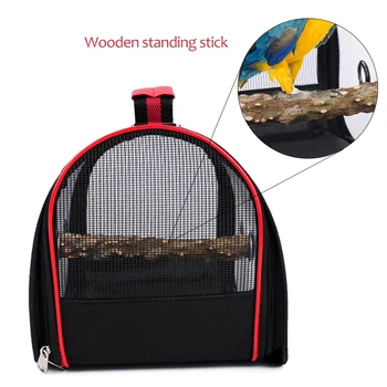 Birds Outdoor Carrier Bag Portable Transparent Breathable Parrots Handbag with Zip Closure Pet Supplies for Outdoor Travel 
Birds Outdoor Carrier Bag Portable Transparent Breathable Parrots Handbag with Zip Closure Pet Supplies for Outdoor Travel