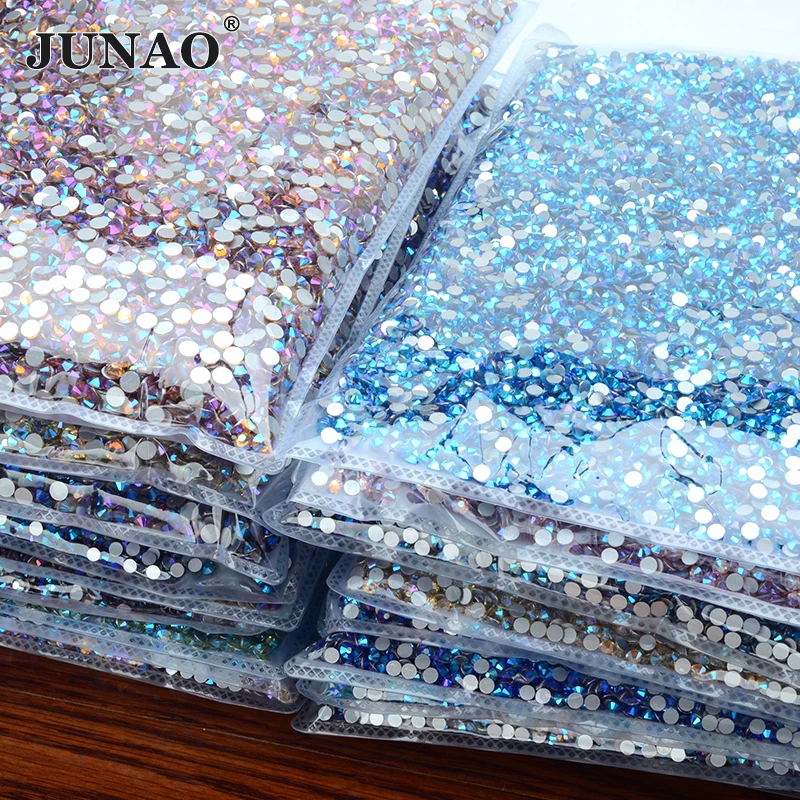 JUNAO Top Qaulity SS16 SS20 SS30 Big Package Glass Rhinestones Flatback Diamonds Non Hotfix Round Strass Stones For Nail Art
JUNAO Top Qaulity SS16 SS20 SS30 Big Package Glass Rhinestones Flatback Diamonds Non Hotfix Round Strass Stones For Nail Art