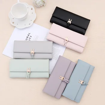 WOMEN'S Long Wallet New Style Korean-style Simple Three Fold Phone Bag Multi-functional Buckle Clutch Wallet
WOMEN'S Long Wallet New Style Korean-style Simple Three Fold Phone Bag Multi-functional Buckle Clutch Wallet
