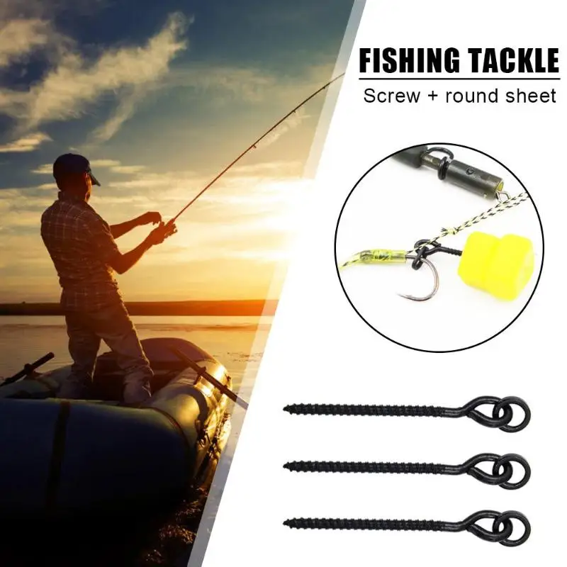 Durable Screw with Ring Multi-function 20x Boile Screw Peg with Round/Oval Ring Swivel D-Rig Chod Rig Carp Fishing Tool
Durable Screw with Ring Multi-function 20x Boile Screw Peg with Round/Oval Ring Swivel D-Rig Chod Rig Carp Fishing Tool