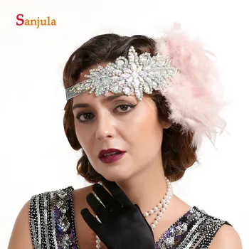 Spakly Beaded Rhinestones Bridal Wedding Hair Accessories 2020 Fashion Headwear Feathers Party Hats sombrero mujer boda BQ018
Spakly Beaded Rhinestones Bridal Wedding Hair Accessories 2020 Fashion Headwear Feathers Party Hats sombrero mujer boda BQ018