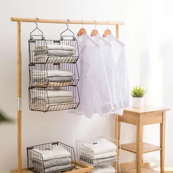 Stackable Wrought Iron Hanging Storage Basket Dormitory Layered Finishing Rack Storage Artifact Bedroom Cabinet Storage Shelf
Stackable Wrought Iron Hanging Storage Basket Dormitory Layered Finishing Rack Storage Artifact Bedroom Cabinet Storage Shelf