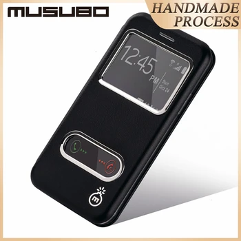 Musubo PU Leather Case Cover for iphone 7 Flip Cases For iphone 7 plus 6 6s Stand Cover Smart View Window Offer Screen Protector
Musubo PU Leather Case Cover for iphone 7 Flip Cases For iphone 7 plus 6 6s Stand Cover Smart View Window Offer Screen Protector