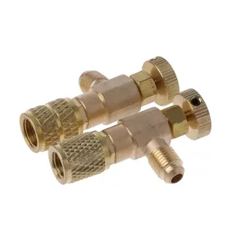 2Pcs Safety Valve R410A R22 Air Conditioning Quick Coupler Connector Adapters 28TC
2Pcs Safety Valve R410A R22 Air Conditioning Quick Coupler Connector Adapters 28TC