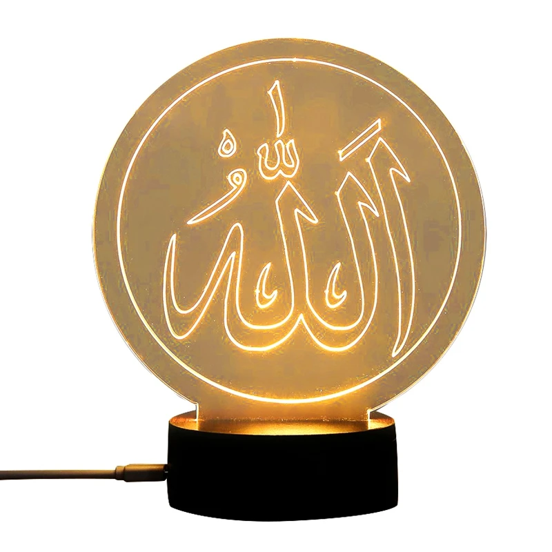 New Muslim Led Letter Table Lamp Night Light Children Gifts Room Decor Light 1 Color-D
New Muslim Led Letter Table Lamp Night Light Children Gifts Room Decor Light 1 Color-D
