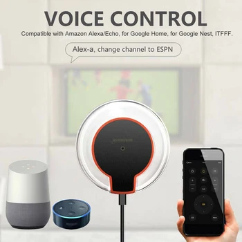 TV Voice Control Easy Operate Smart Automation WiFi IR Air Conditioner Mobile Phone Universal Remote Controller Home Use Hub
TV Voice Control Easy Operate Smart Automation WiFi IR Air Conditioner Mobile Phone Universal Remote Controller Home Use Hub