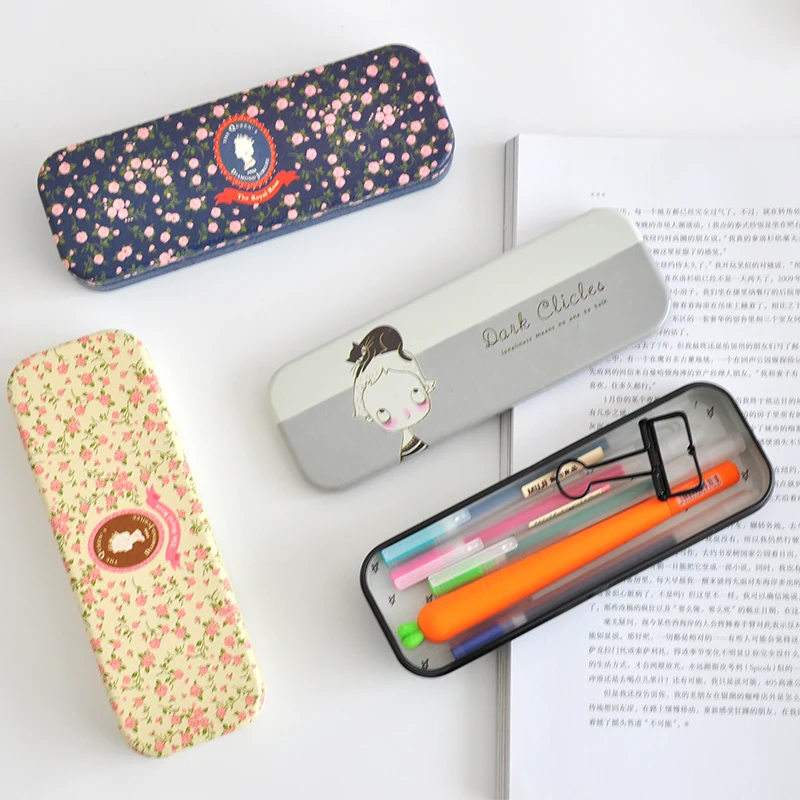 Metal Iron Tinplate Pencil Case Korean Style Tin Pencil Box Pen Storage for Student Gifts Learning Stationery School Supplies
Metal Iron Tinplate Pencil Case Korean Style Tin Pencil Box Pen Storage for Student Gifts Learning Stationery School Supplies