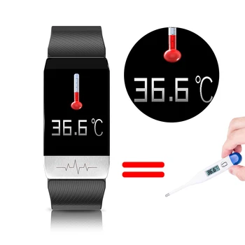2020New Temperature Bracelet Fitness Tracker Body Temperature Smart Watch Heart Rate Monitor Immunity Smartwatch Fitness Tracker
2020New Temperature Bracelet Fitness Tracker Body Temperature Smart Watch Heart Rate Monitor Immunity Smartwatch Fitness Tracker