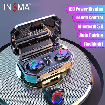 INSMA M12 4000mAh bluetooth 5.0 Stereo Wireless Earphones Waterproof Earbuds With LED Display Sport Wireless Headsets Flashlight
INSMA M12 4000mAh bluetooth 5.0 Stereo Wireless Earphones Waterproof Earbuds With LED Display Sport Wireless Headsets Flashlight
