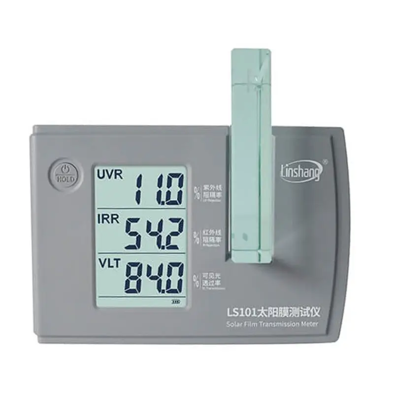 Solar Film Transmission Meter Ultraviolet Infrared Rejection Rate UVR IRR VLT Tester Window Tint Light Meter
Solar Film Transmission Meter Ultraviolet Infrared Rejection Rate UVR IRR VLT Tester Window Tint Light Meter