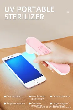 Handheld Multi-Function Mask Mobile Phone Sterilizing Stick Artifact Sterilization Led Ultraviolet Sterilizer Disinfection Lamp
Handheld Multi-Function Mask Mobile Phone Sterilizing Stick Artifact Sterilization Led Ultraviolet Sterilizer Disinfection Lamp