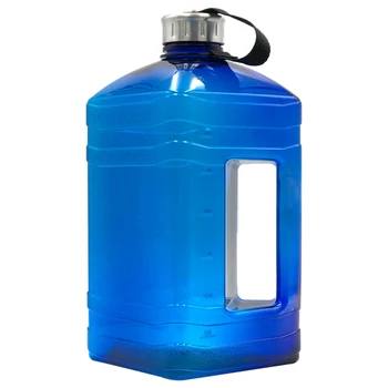 3.8L Sport Gym Travel Camping Drink Cap Outdoor Durable Large Capacity Kettle Water Bottle Container Leakproof PETG Training