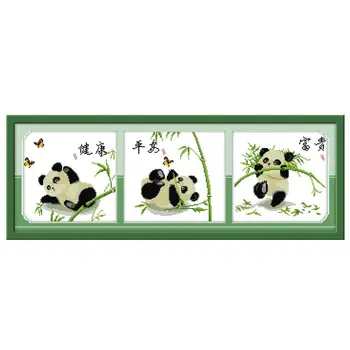 Three Pandas DIY Handmade Needlework Counted 14CT Printed Cross Stitch Embroidery Kit Set Home Decoration
Three Pandas DIY Handmade Needlework Counted 14CT Printed Cross Stitch Embroidery Kit Set Home Decoration